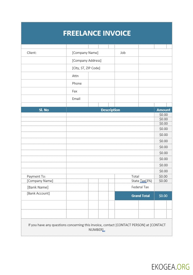 Facture Freelance gratuite